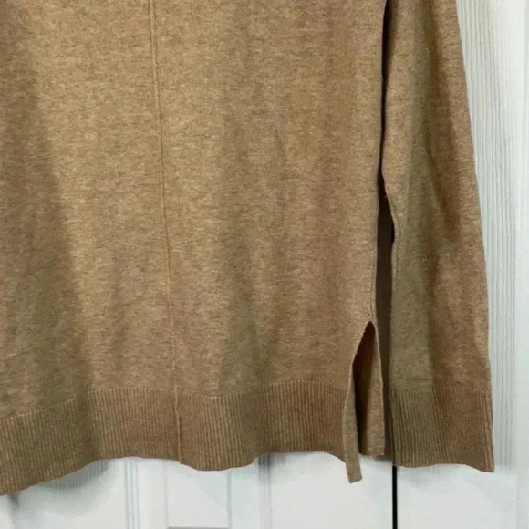 Knox Rose Women's V-Neck Pullover Sweater Tan Size S - Picture 7 of 9